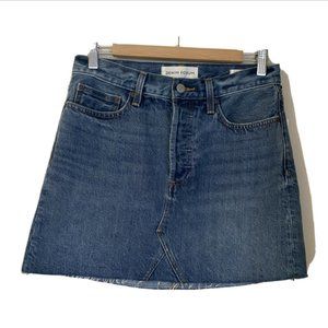 Aritzia Denim Forum Edie Denim Mini Skirt